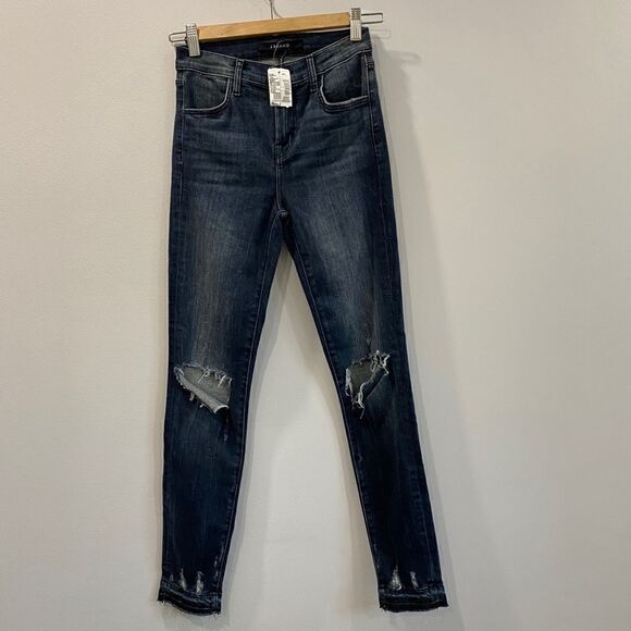 J Brand Alana Distressed Skinny Jeans - Picture 1 of 10
